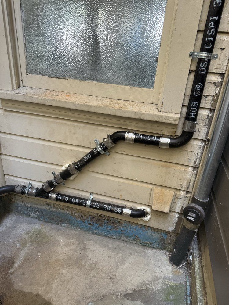 Exterior gas & water service line install — 5Star Plumbing project in Columbus, OH