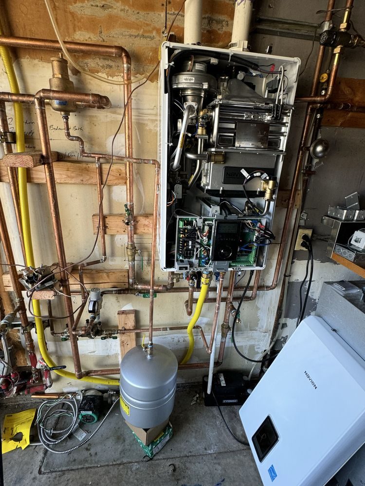 Licensed 5Star Plumbing technician's tankless water heater installation in Columbus, OH
